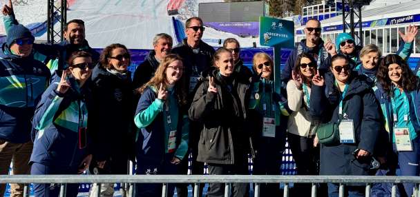 Utah officials prepping for 2034 Olympics were among the visitors to the Milano Cortina Games