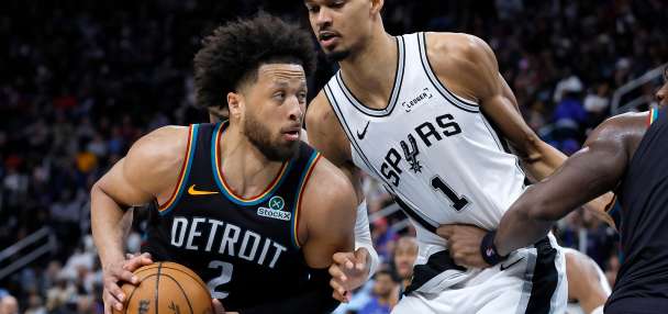 Tempers flare in Spurs-Pistons game in a matchup of 2 of NBA's top teams