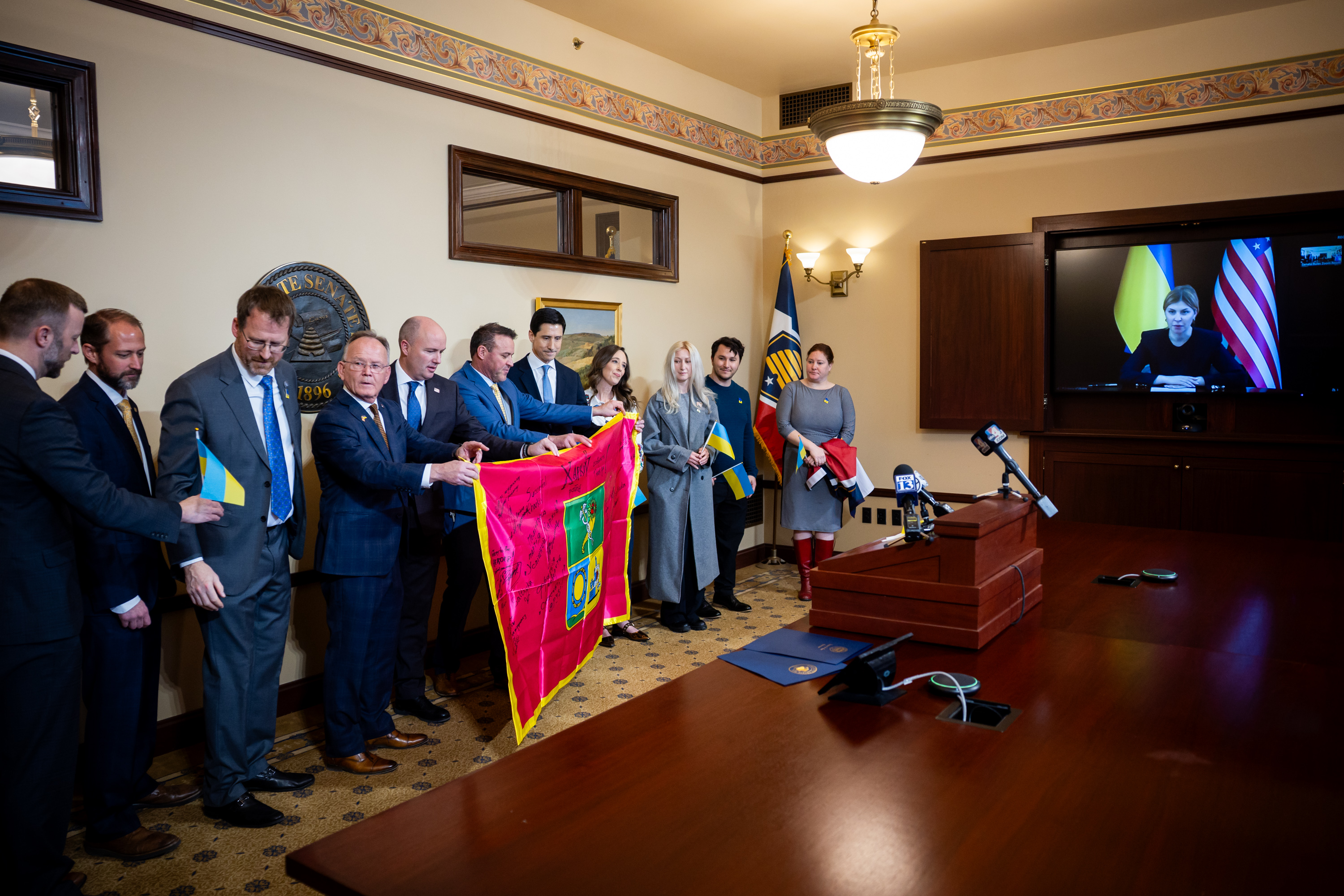 'Somber day': Utah leaders still stand with Ukraine 4 years later