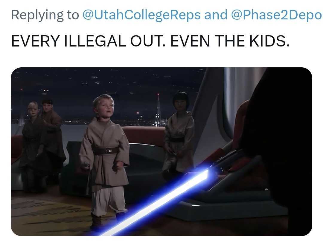 College GOP leader deletes post about deporting kids along with image of 'Star Wars' massacre