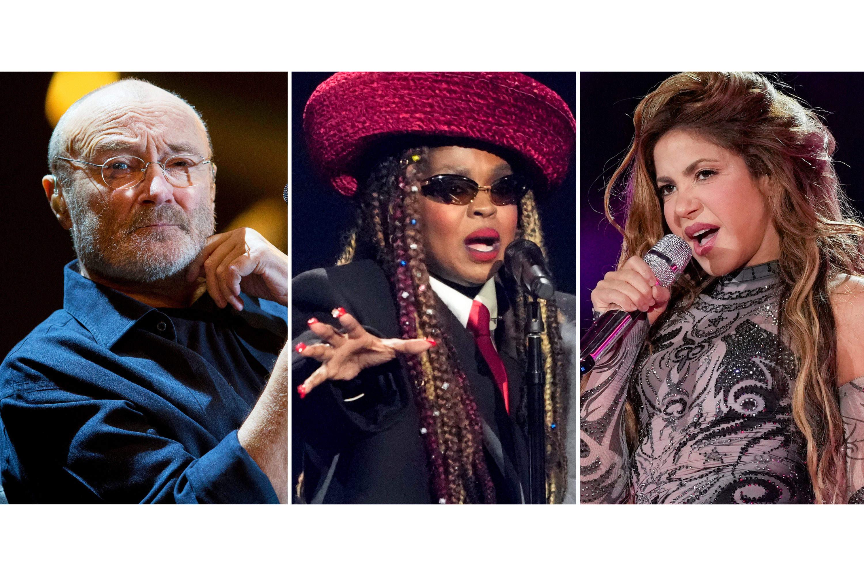Phil Collins, Lauryn Hill, INXS, Iron Maiden and Shakira get Rock Hall nominations