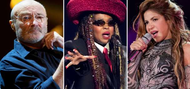 Phil Collins, Lauryn Hill, INXS, Iron Maiden and Shakira get Rock Hall nominations