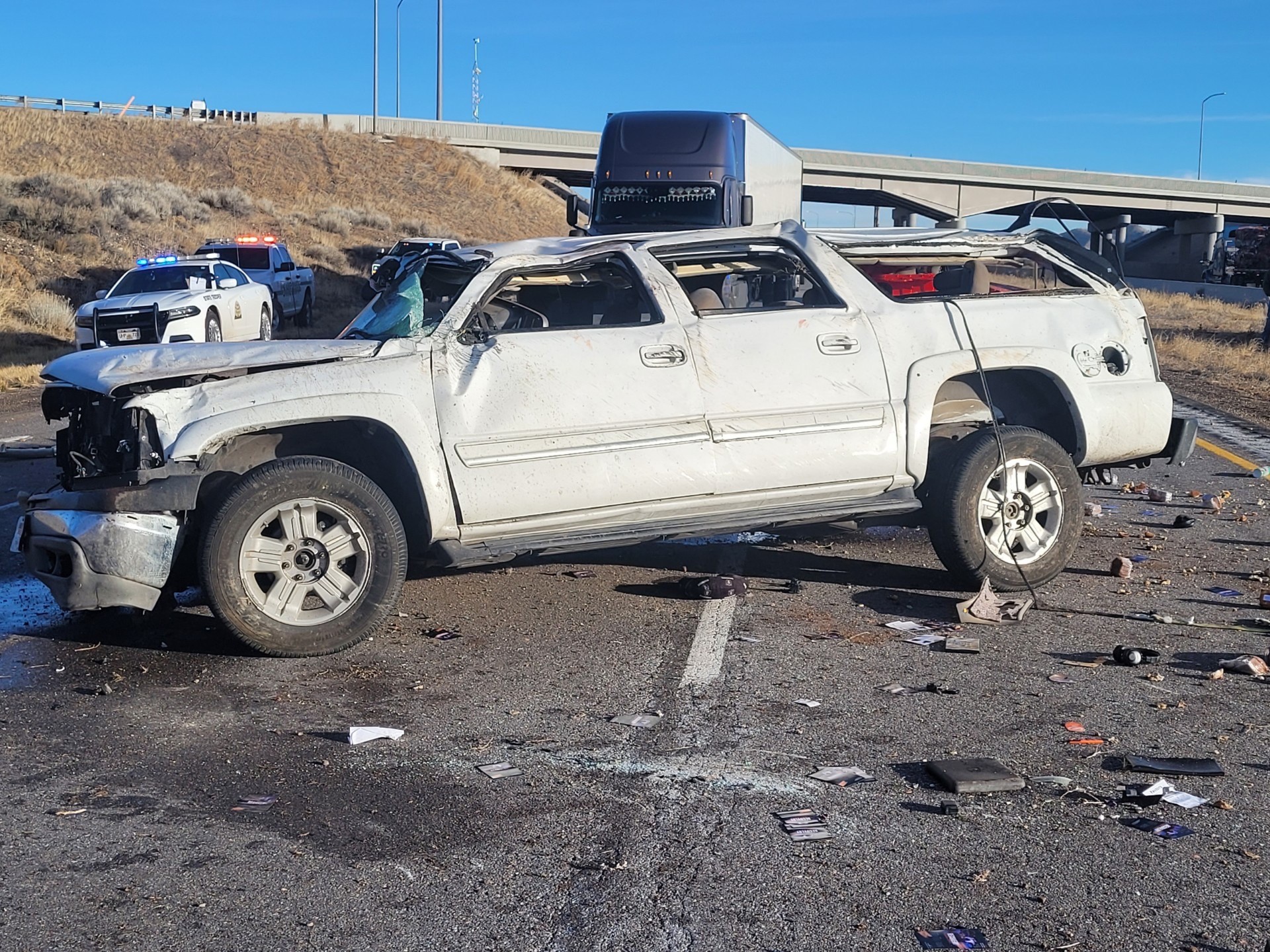 1 dead, 2 injured after rollover crash on I-15 near Cove Fort