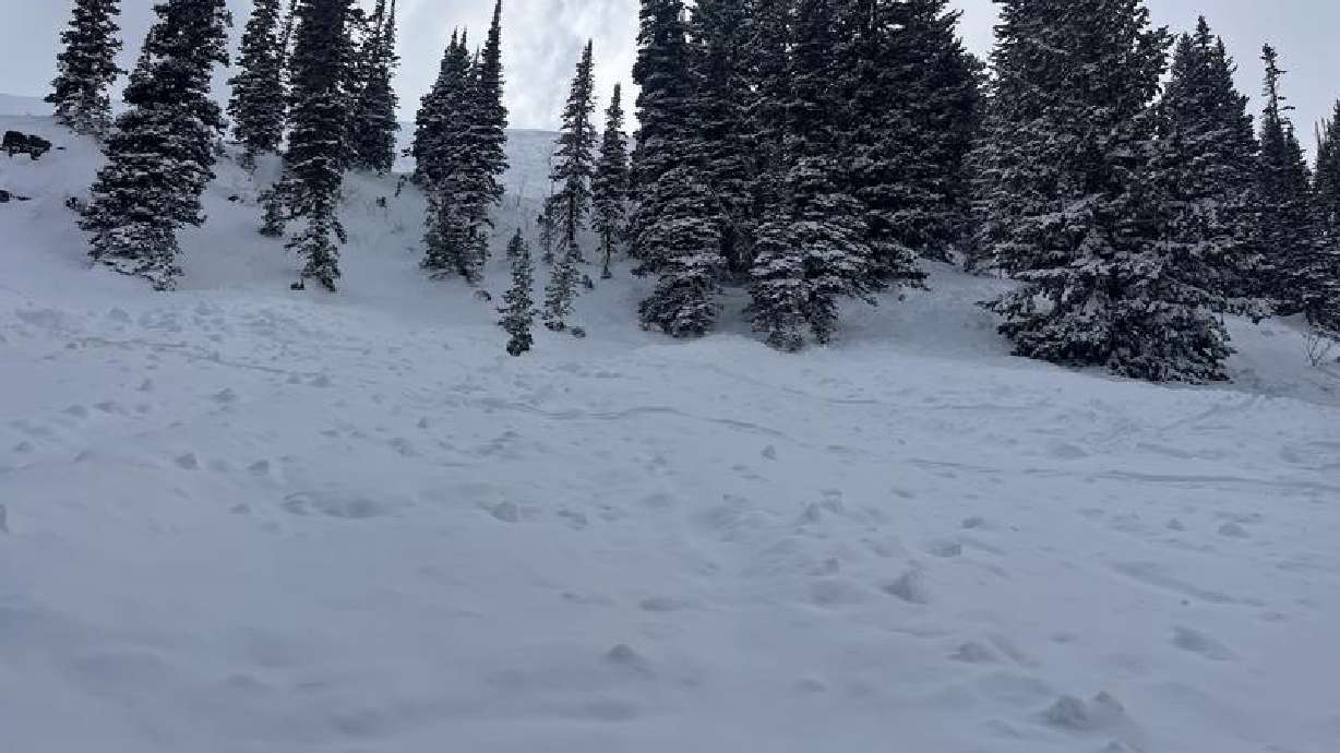 A section of land near Ant Knolls, west of Midway, where a fatal avalanche occurred on Feb. 18. A report released on Thursday outlines the cause of the avalanche, while conditions remain dangerous after recent snowfall.