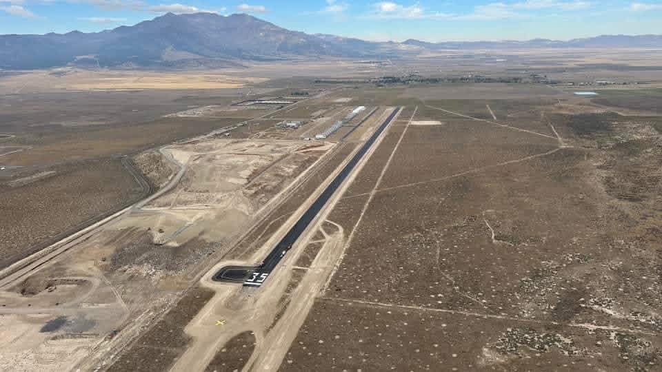 The runway at the West Desert Airpark in Fairfield, Utah County.