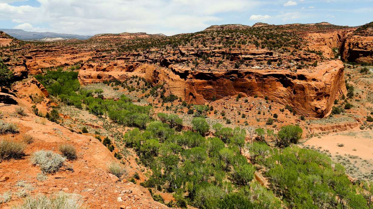 A section of the Grand Staircase-Escalante National Monument is pictured on May 14, 2021.