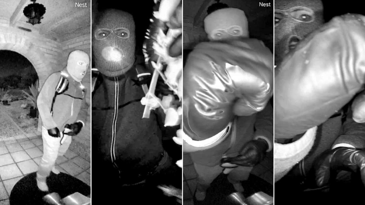 The FBI has released new images from a camera at Nancy Guthrie’s house, showing a person who appears to be wearing a mask.
