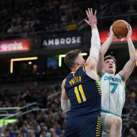 Hornets' Kon Knueppel breaks NBA rookie record for 3-pointers in a season in just 59 games