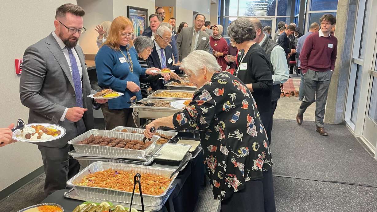 An interfaith Ramadan event on Thursday, just three days after an attack on the leader of the Utah Islamic Center, drew a cross-section of community representatives. It was held in Sandy.