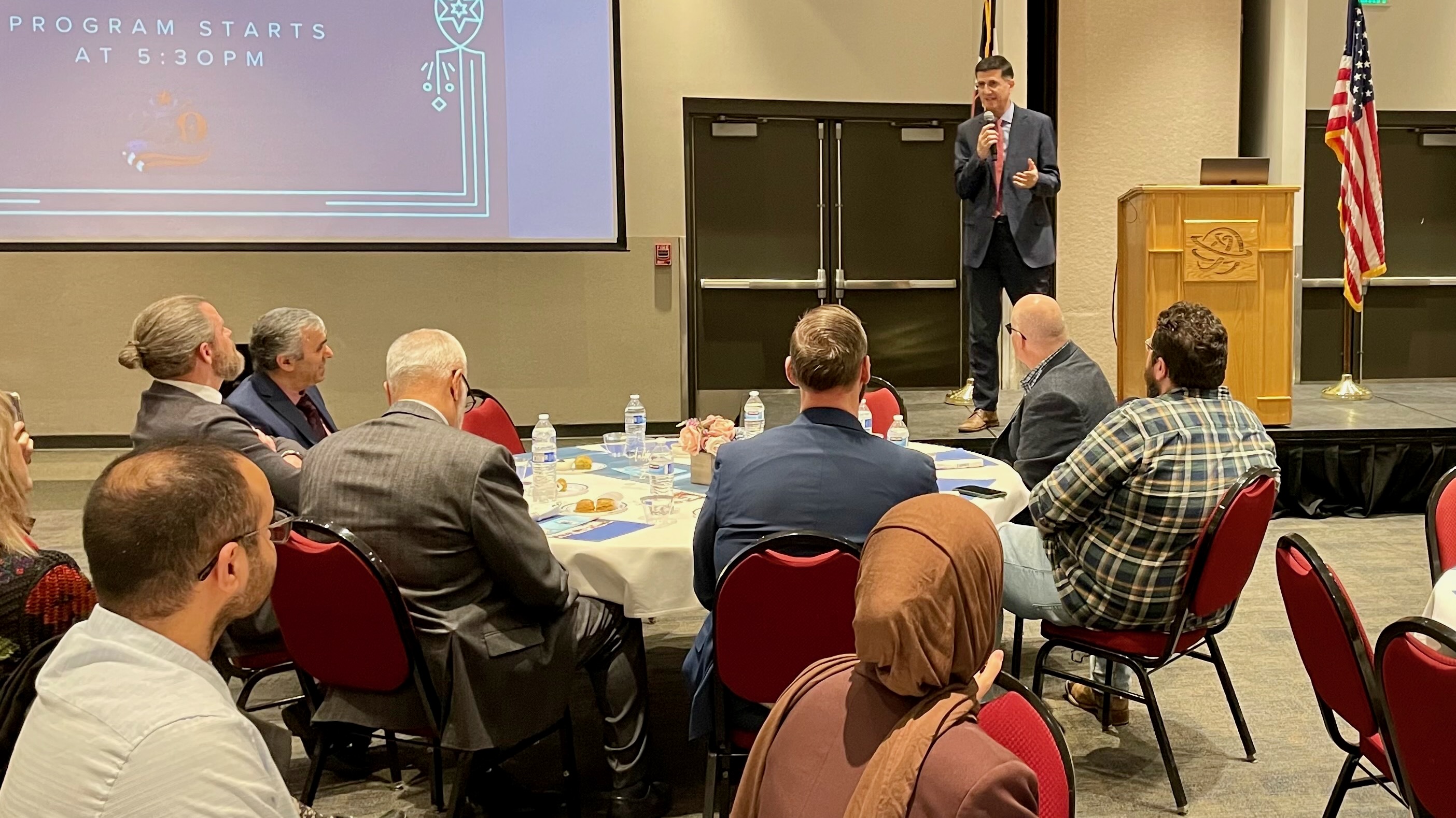 Faruk Taban, president of North American University in Houston, served as keynote speaker at an interfaith Ramadan event on Thursday, hosted by the Emerald Hills Institute. It was held in Sandy.