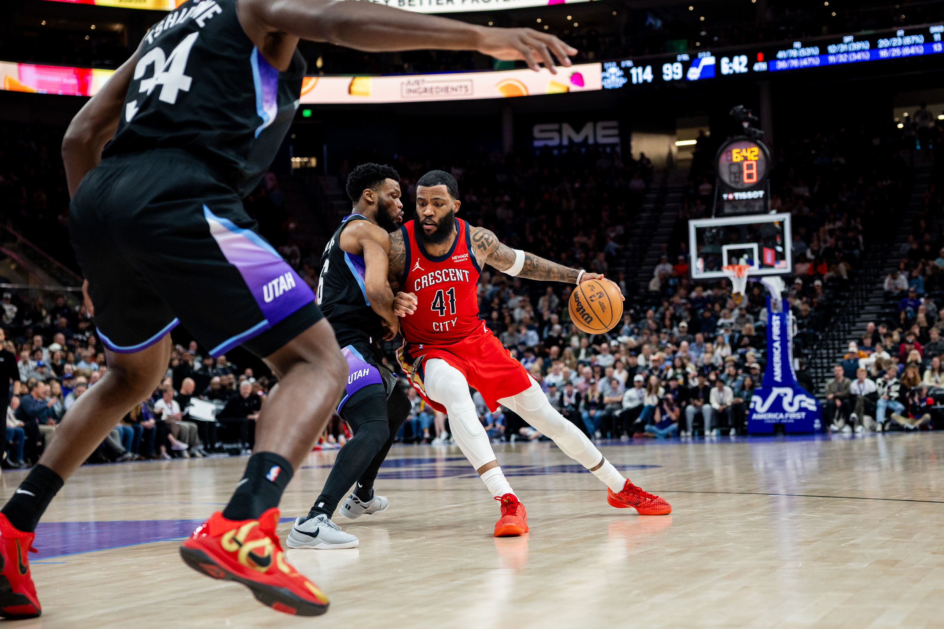 Jazz fall to Pelicans as Saddiq Bey explodes for 42 amid growing injury woes