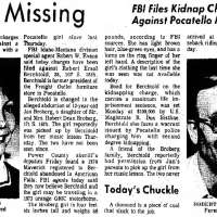 Reflections on the Jan Broberg kidnapping in Idaho, 50 years later