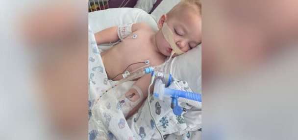 2-year-old twin hospitalized after rescue from fire