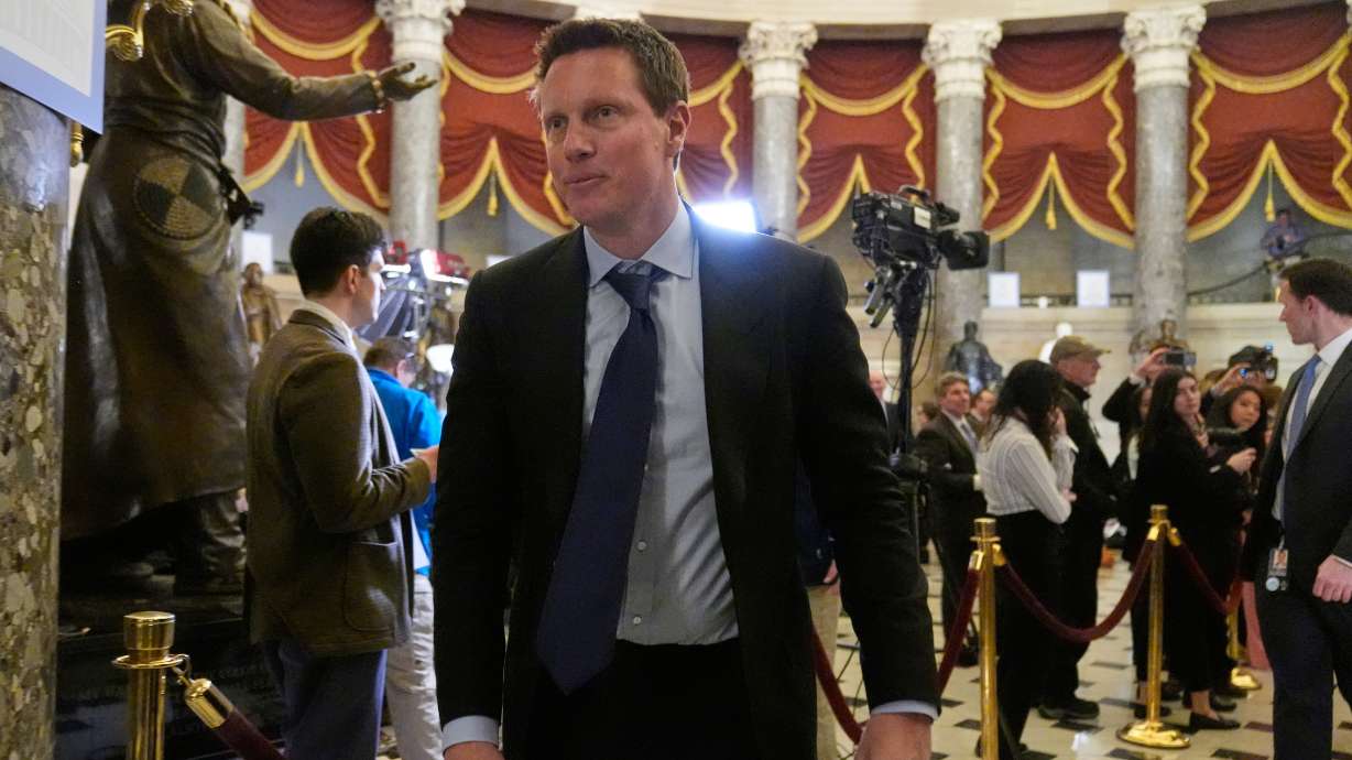 Paramount Skydance chairman and CEO David Ellison arrives before President Donald Trump delivers the State of the Union address to a joint session of Congress in the House chamber at the Capitol in Washington, Tuesday.