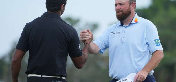 Shane Lowry and Austin Smotherman tied for the Cognizant Classic lead at 13 under