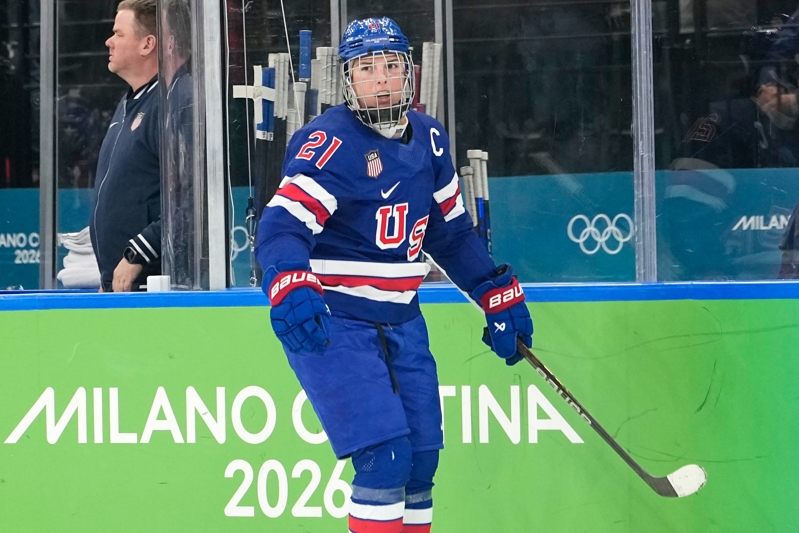 US Olympic gold medalists Hilary Knight and Quinn and Jack Hughes appear on 'Tonight Show'