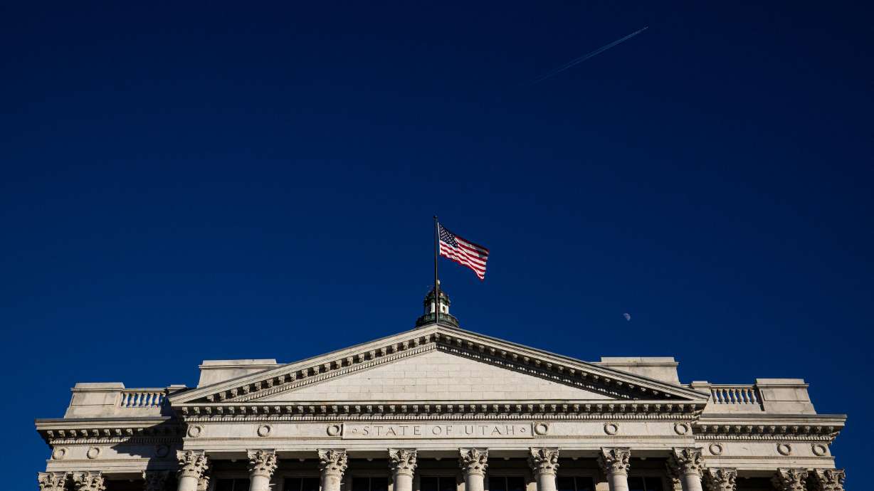 The Capitol in Salt Lake City on Dec. 28, 2025. Two bills that would have created new holidays in the state have both failed in the Utah Legislature this session.