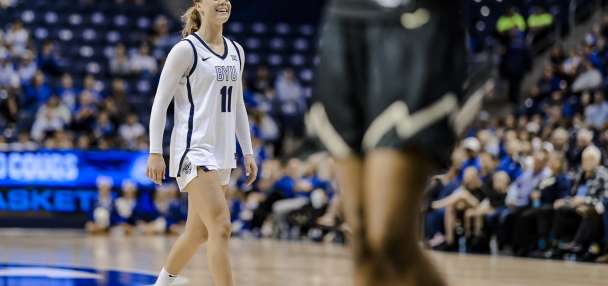 How Delaney Gibb built on freshman season to push BYU to NCAA Tournament bubble