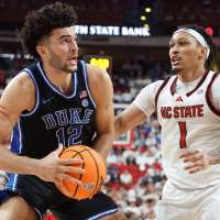 Cameron Boozer helped No. 1 Duke secure the outright ACC title. He had the marks to prove it, too