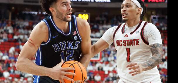 Cameron Boozer helped No. 1 Duke secure the outright ACC title. He had the marks to prove it, too