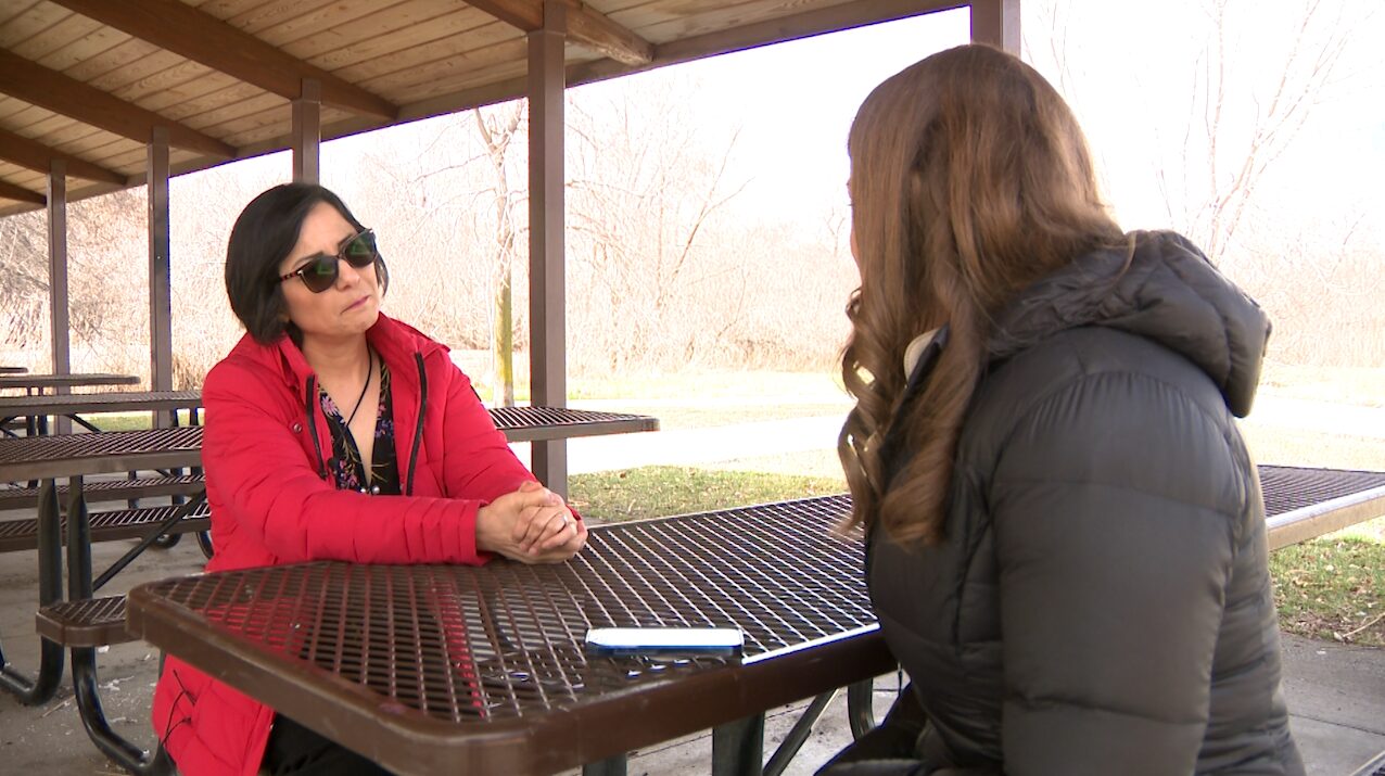 Maryam Radpour speaks with KSL's Brenna Donnelly, Tuesday. Radpour is expressing concern for the political prisoners in her home country that have not been released, among other things.