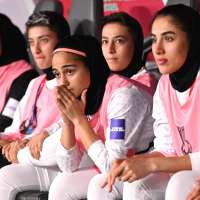 Iran player Sara Didar holds back tears responding to a war-related question at Women's Asian Cup