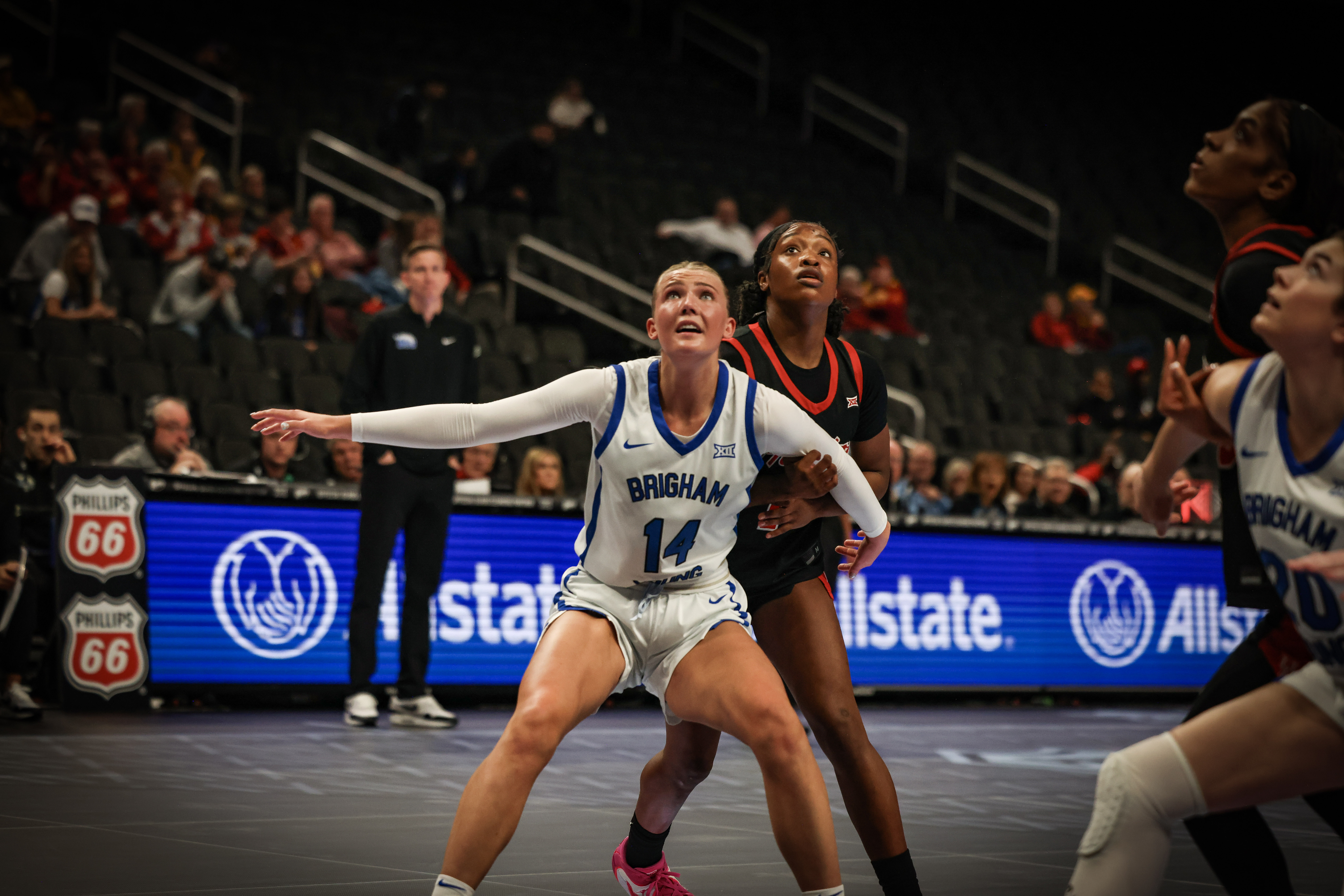 BYU women weather Houston's attack, pull away for first-round Big 12 win