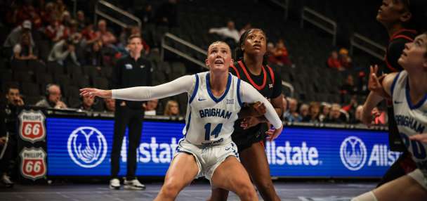 BYU women weather Houston's attack, pull away for first-round Big 12 win