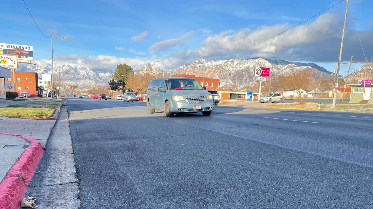 The Jan. 9 photo shows Washington Boulevard in Ogden, where officials say Albert Gutierrez was hit by a car and killed last year. Jose Higinio Garcia Jimenez was sentenced to a term of zero to five years in prison for manslaughter Tuesday.