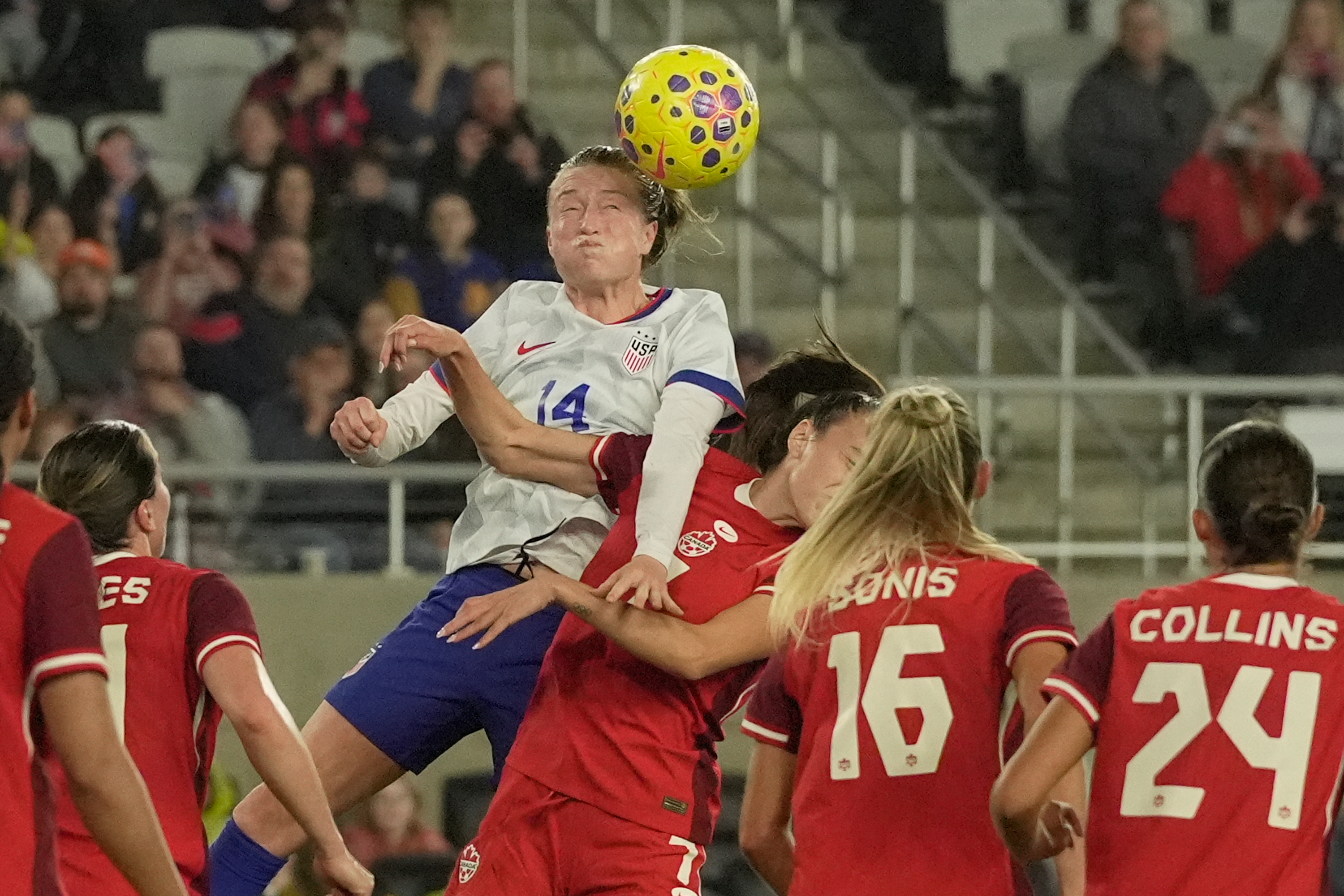 Sentnor scores in 1-0 USWNT victory over Canada in the SheBelieves Cup