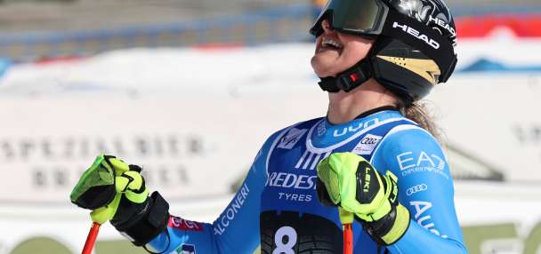 Aicher finishes second in downhill to cut Vonn and Shiffrin leads in World Cup standings