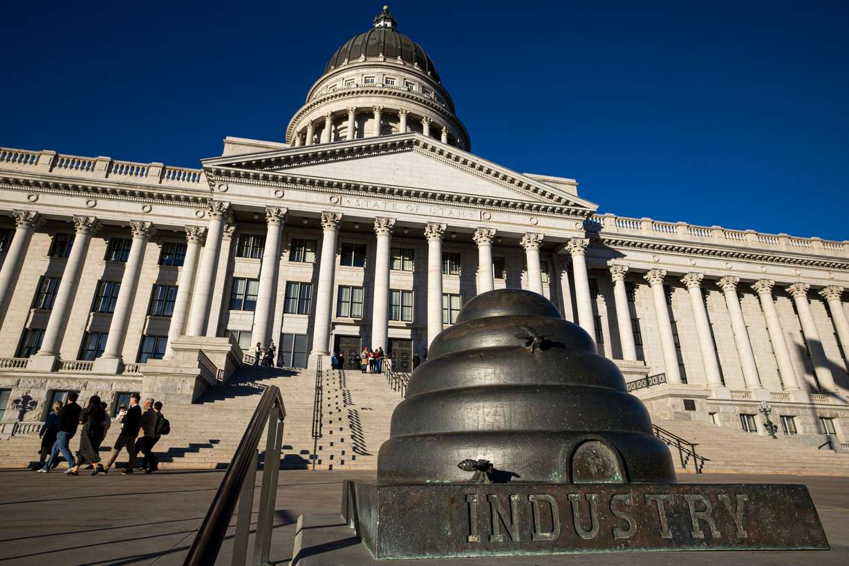 The Capitol is pictured in Salt Lake City on Dec. 28, 2025.