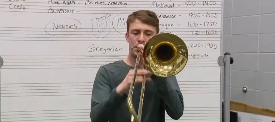 High school senior wins international jazz trombone competition