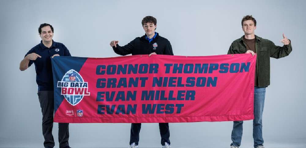 Brigham Young University students flex analytical muscles at NFL scouting combine
