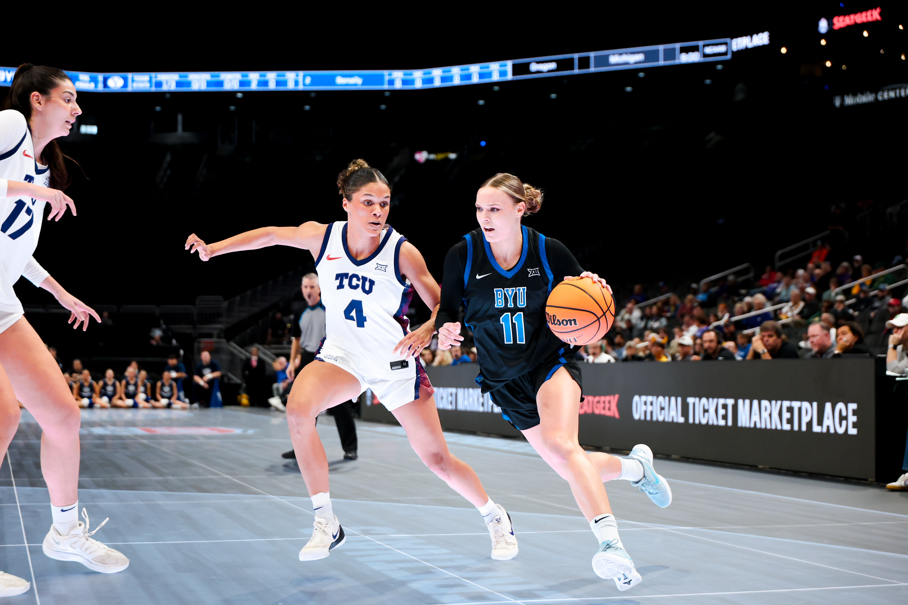 TCU's first quarter 'avalanche' scoring dooms BYU women in quarterfinal loss