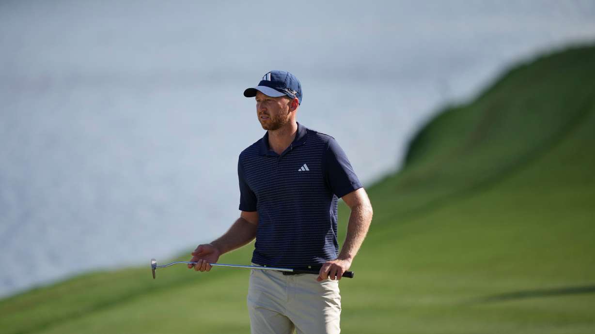 Daniel Berger walks up the 18th fairway during the second round of the Arnold Palmer Invitational at Bay Hill golf tournament Friday, March 6, 2026, in Orlando, Fla.