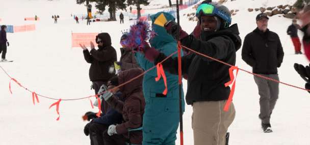 Nonprofit celebrates start of Paralympic Games with adaptive ski day