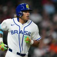 Like father, like son: Lucas Ramirez hits 2 homers for Brazil in WBC with dad Manny Ramirez watching