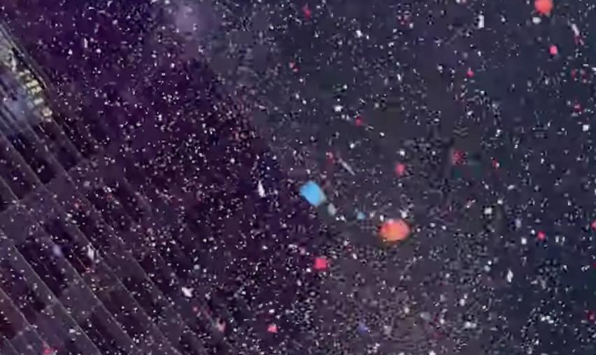 Have You Seen This? Who's gonna clean up all this confetti?