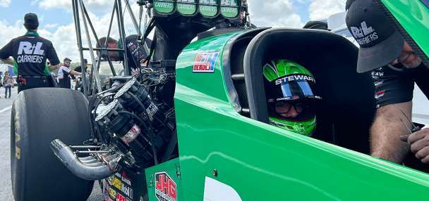 For better or worse, Tony Stewart vows to keep his competitive edge while racing against his wife