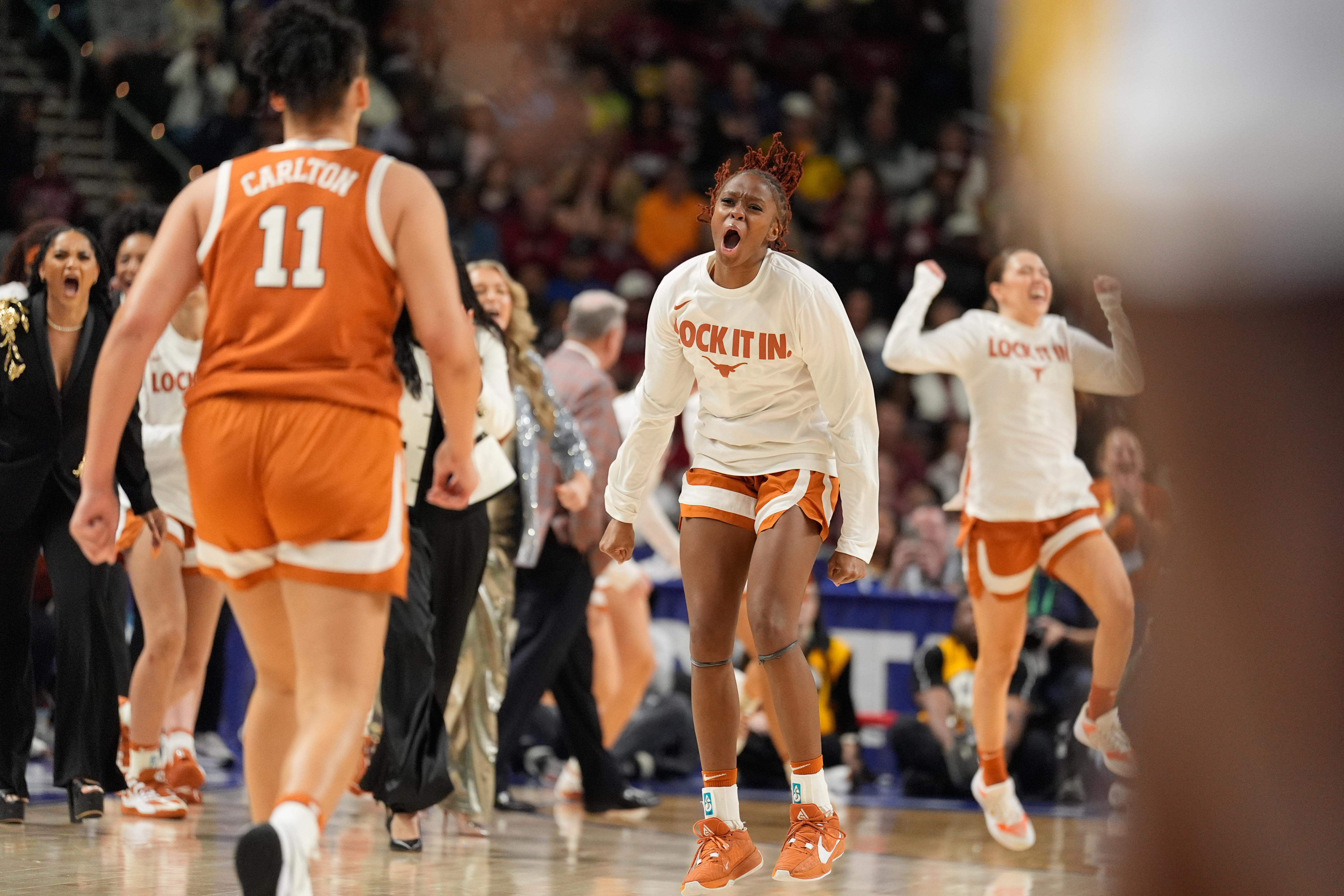No. 4 Texas beats No. 3 South Carolina 78-61 for its first women's SEC Tournament title