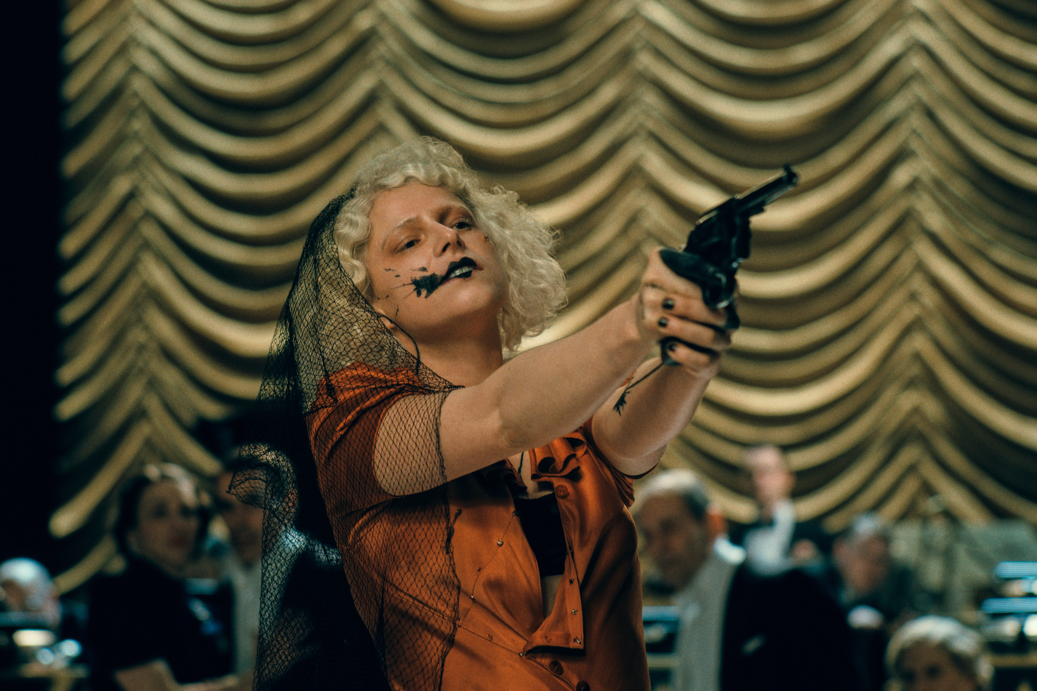 This image released by Warner Bros Entertainment shows Jessie Buckley in a scene from "The Bride!"