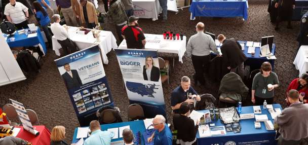 Military veterans on the job at higher rates than national average