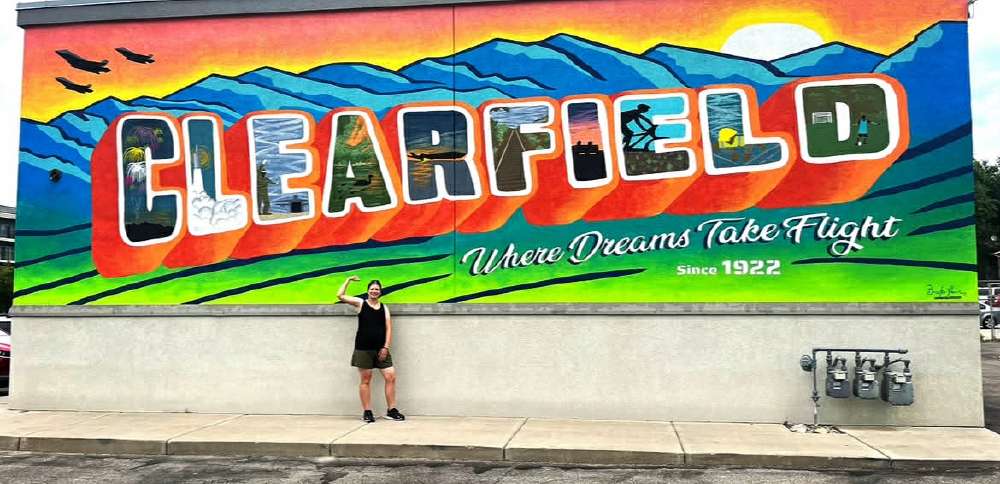 Murals and motherhood: Clearfield murals showcase woman's vibrant style and resilience