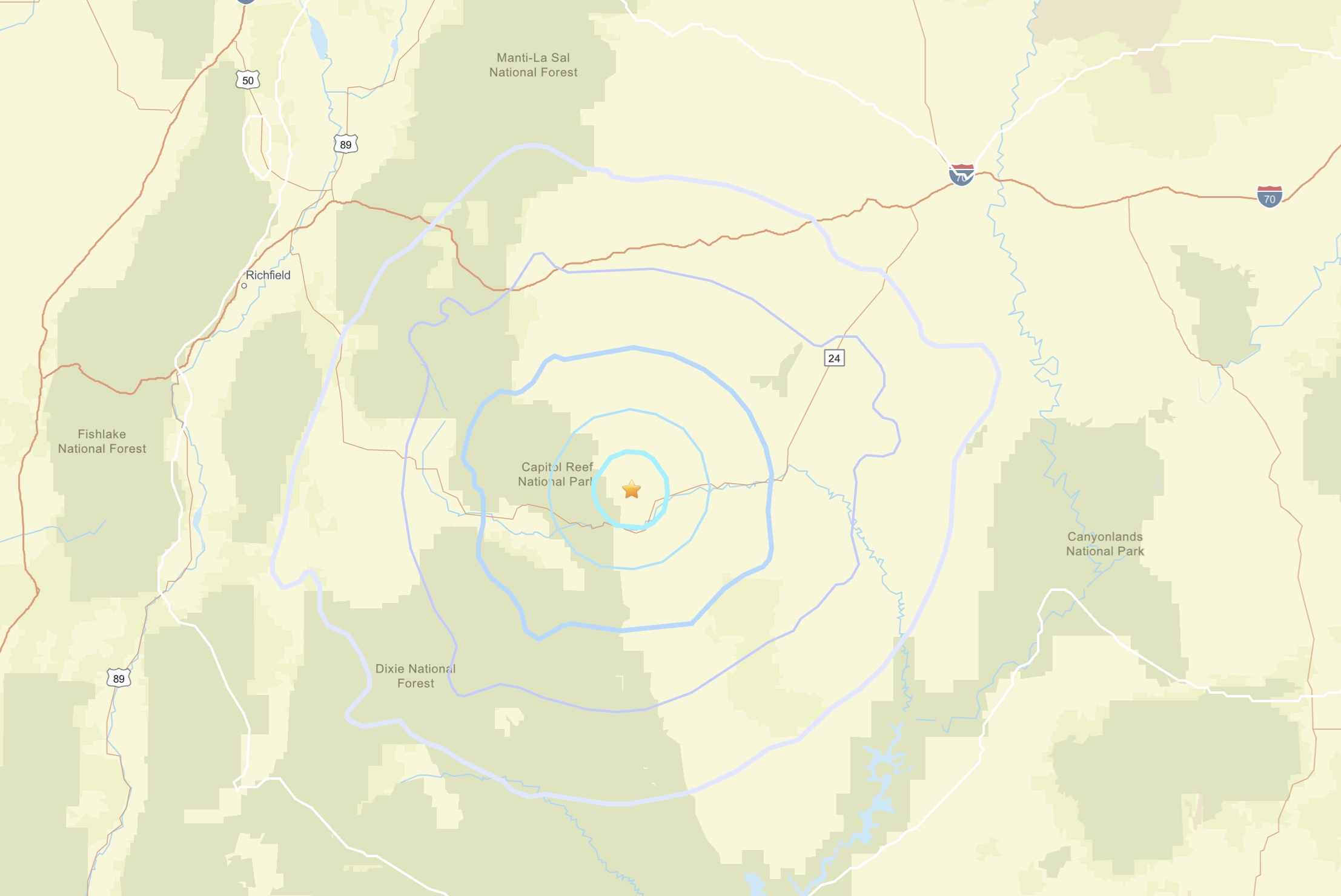4.0-magnitude earthquake rattles southern Utah