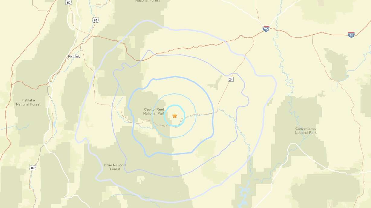 A 4.0-magnitude earthquake rattled Wayne County Monday night.