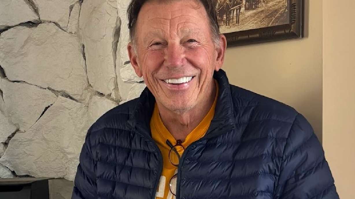 Richard Eyre, author, relaxes near his Park City home on Feb. 23. Eyre has published what he calls "probably the funnest book I've ever done."