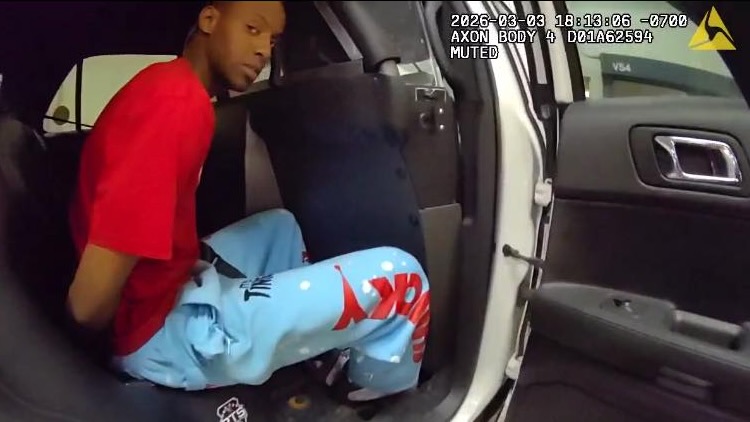 The image shows Ziaire Ham, arrested in Roy on March 3, after an Ogden officer spotted him in Ogden. He's suspected in the killings of two people in Nevada.