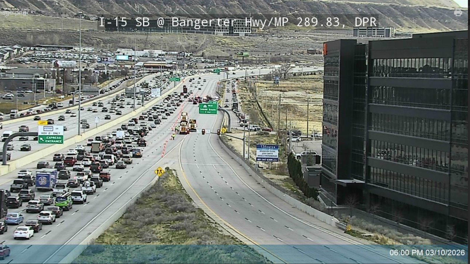 Officer-involved shooting prompts traffic closures on I-15 near Draper