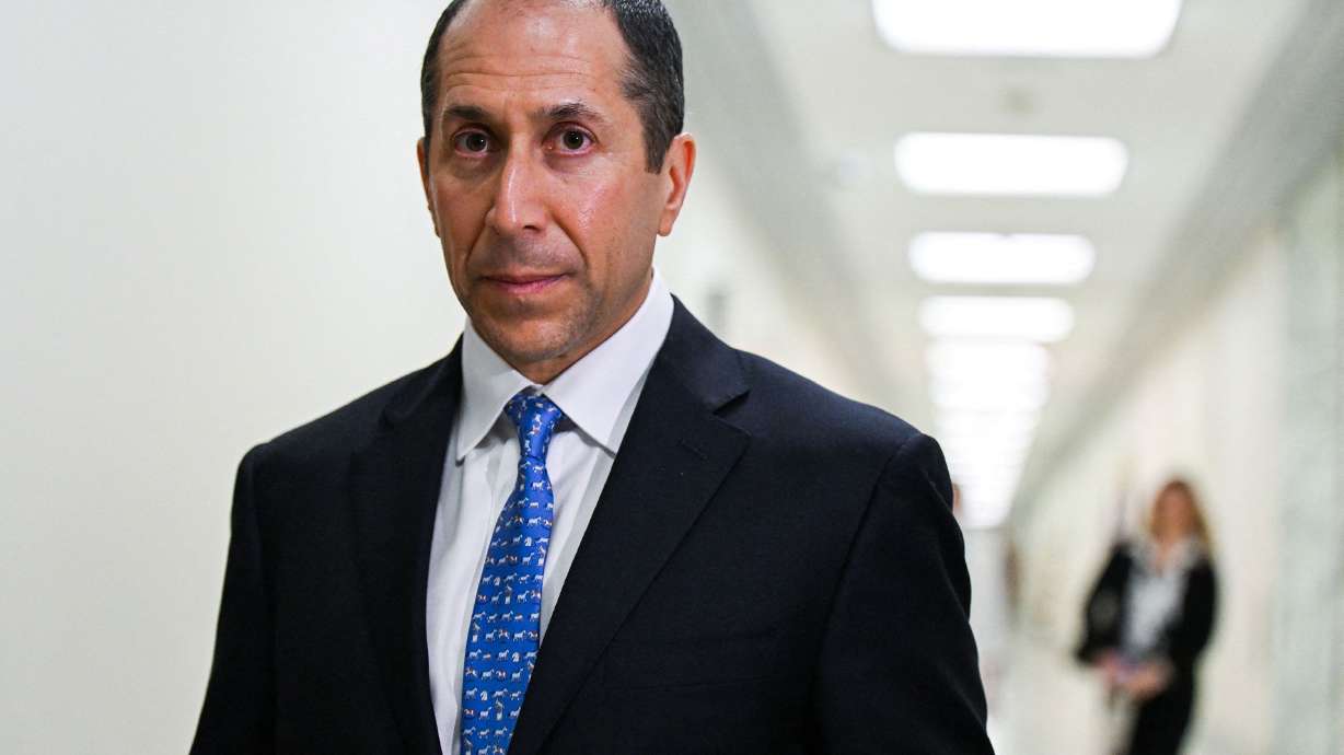 Richard Kahn, former accountant to the late Jeffrey Epstein and co-executor of his estate, arrives for a deposition on Capitol Hill, March 11.